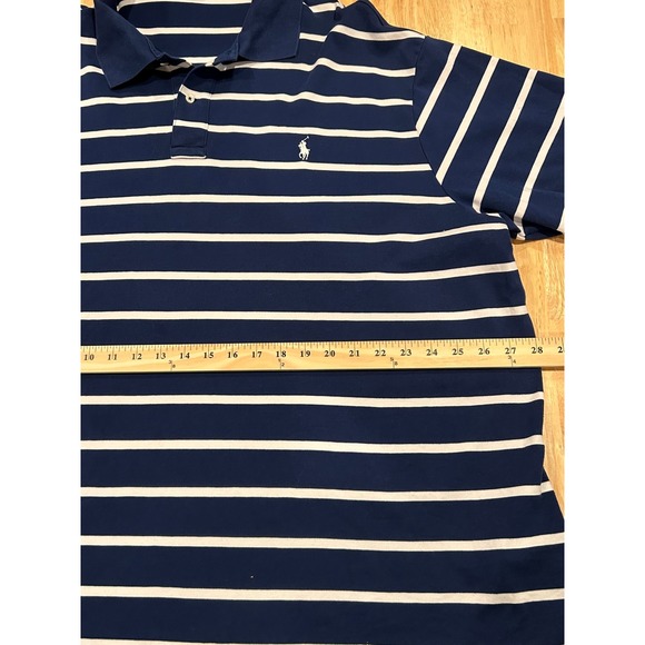 VTG Polo Ralph Lauren Men's‎ 3XB Striped Short Sleeve Polo Shirt - Picture 7 of 7
